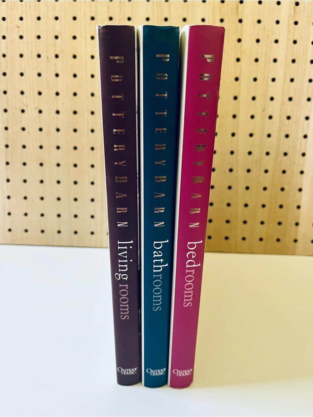 Pottery Barn Design Hardcover Library with Bathrooms, Bedrooms, & Living Rooms